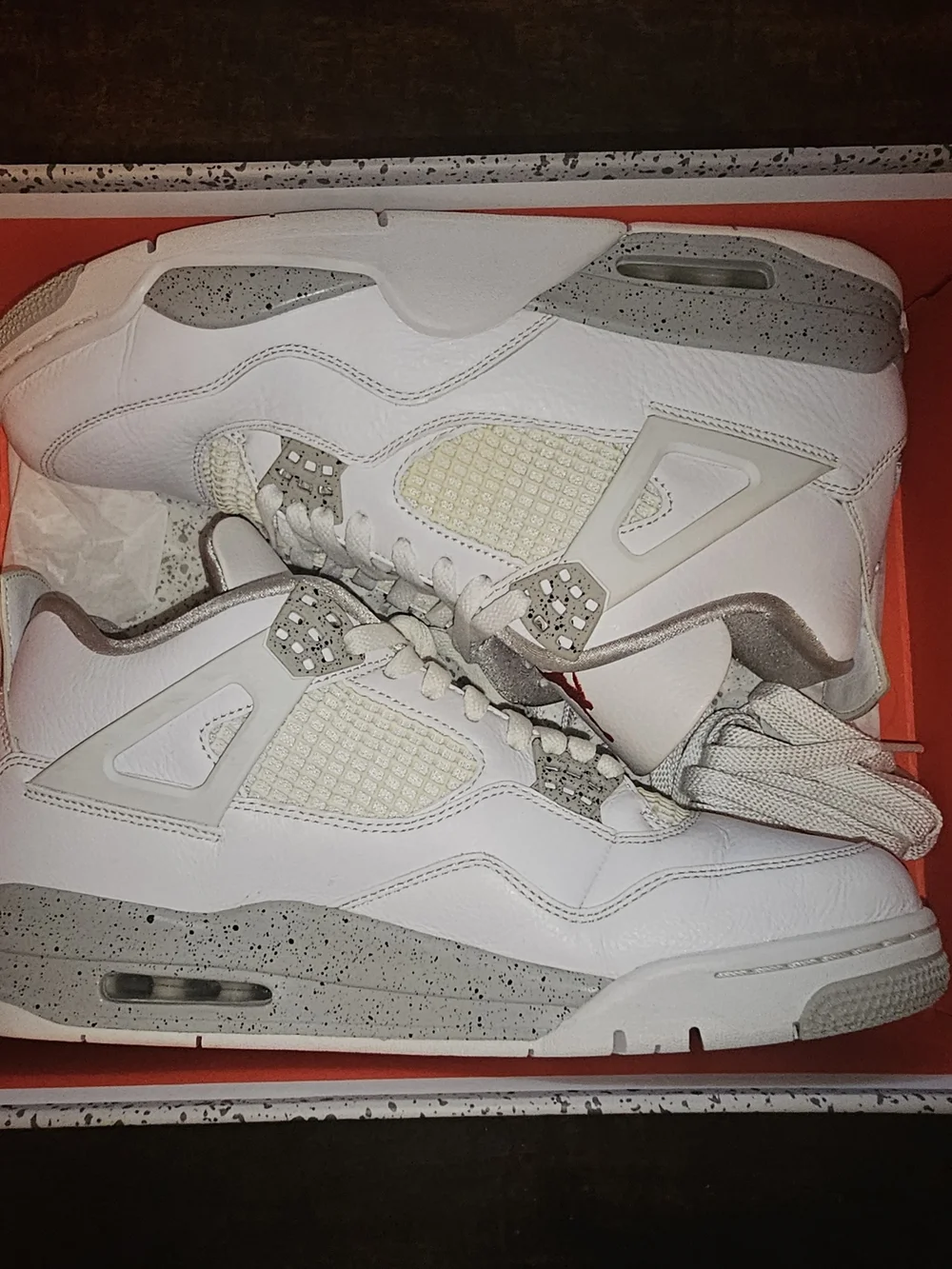 Jordan Air Jordan 4 Retro White/Fire Red/Tech Grey/Black